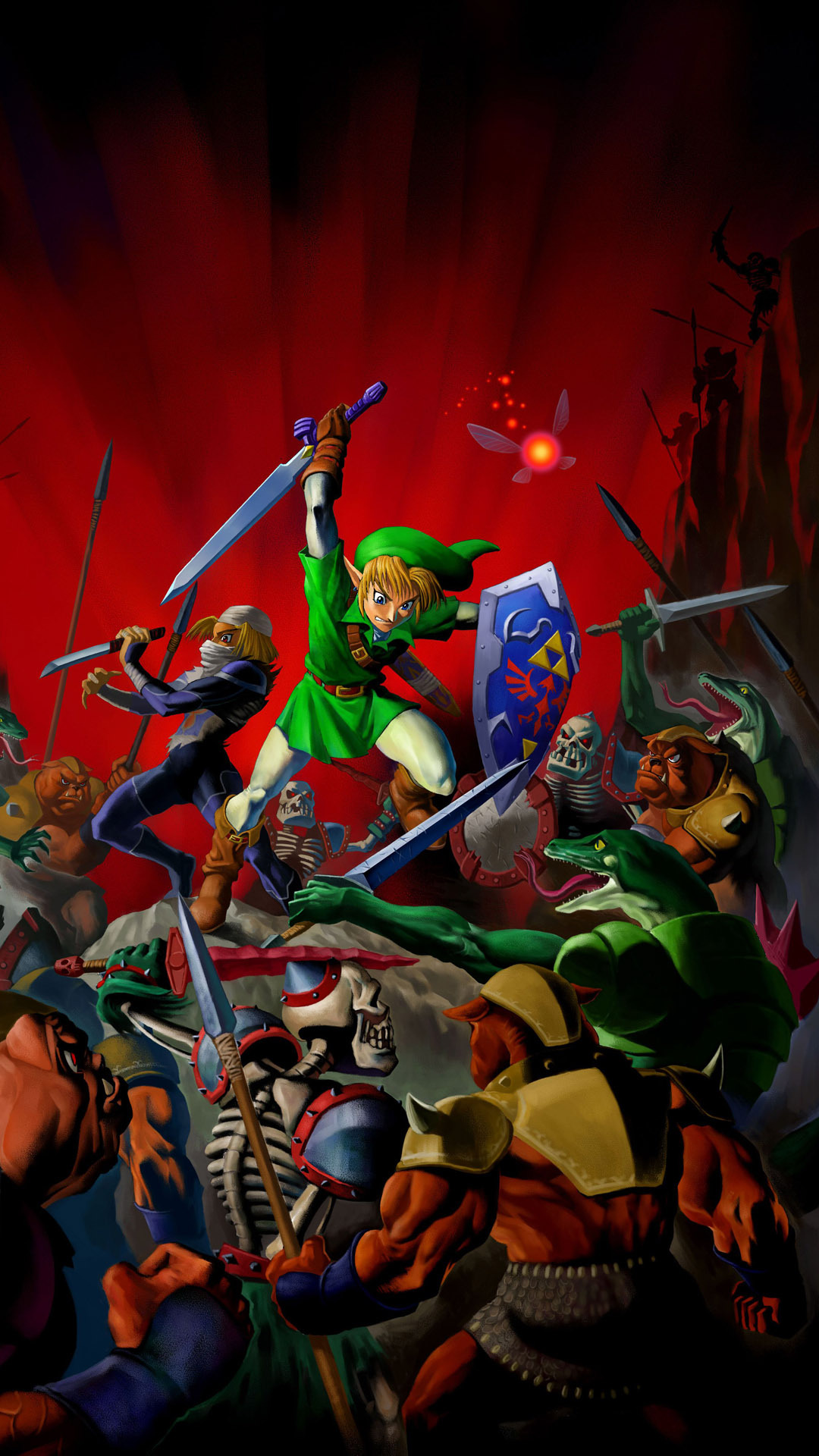 zelda mobile wallpaper,erfundener charakter,superheld,held,fiktion,batman