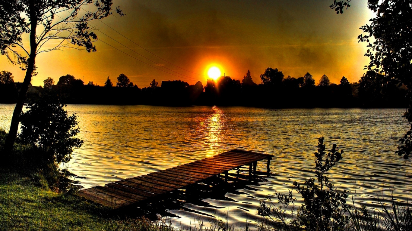 fond d'écran coucher de soleil gratuit,la nature,ciel,paysage naturel,le coucher du soleil,l'eau