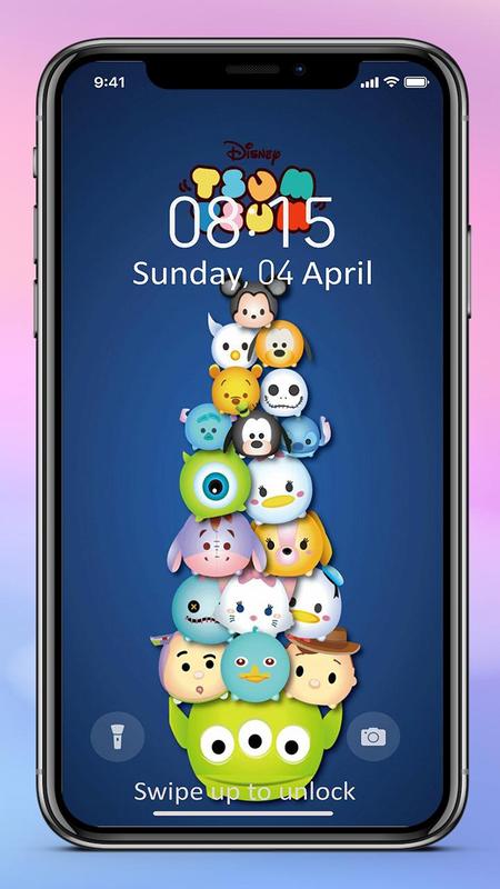 tsum tsum wallpaper android,gadget,mobile phone,electronic device,portable communications device,technology