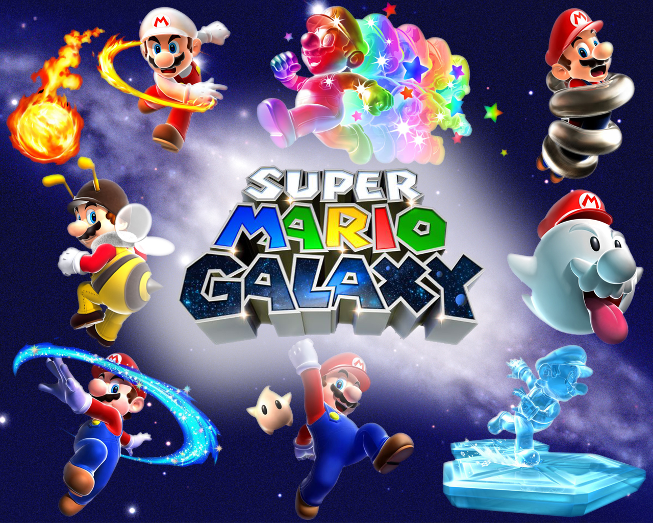 mario galaxy wallpaper,cartoon,animated cartoon,games,fictional character,adventure game