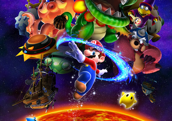 fond d'écran mario galaxy,jeu d'aventure d'action,dessin animé,jeux,jeu pc,espace