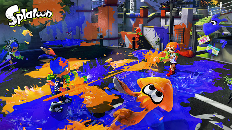 splatoon wallpaper hd,action adventure game,pc game,games,majorelle blue,adventure game