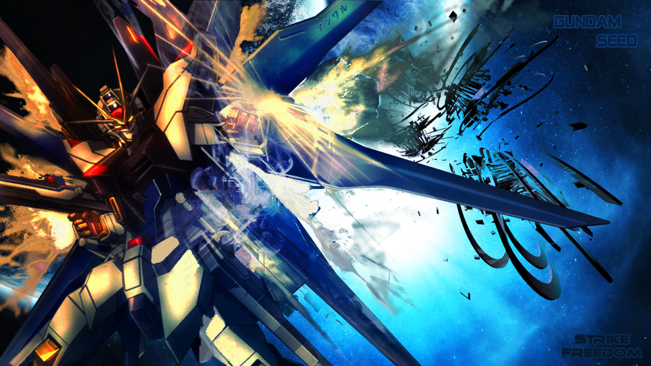 Strike Freedom Gundam Wallpaper Cg Artwork Graphic Design Fictional Character Graphics Anime Wallpaperuse