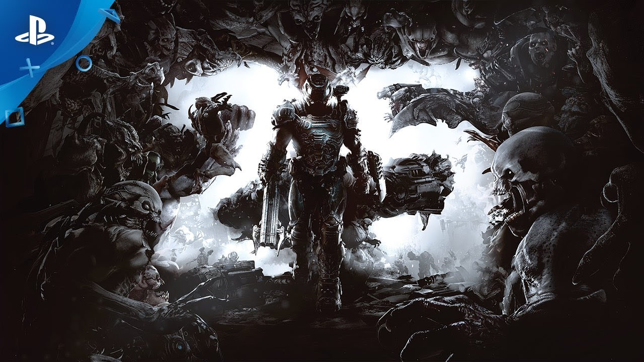 doom wallpaper hd,illustrazione,albero,buio,finzione,arte