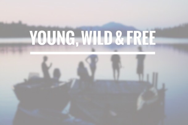 young wild and free wallpaper,atmospheric phenomenon,text,water,haze,font
