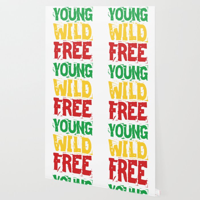 young wild and free wallpaper,text,green,font,product,poster