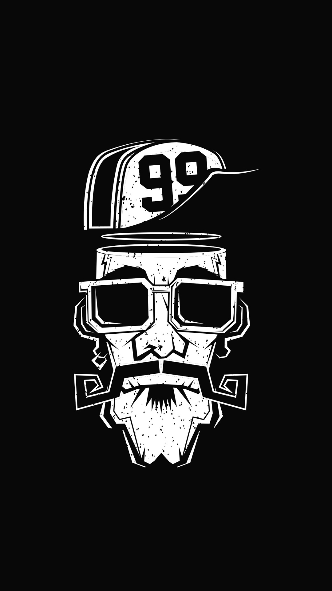 thug life fondos de pantalla iphone,ilustración,camiseta,fuente,gafas,yelmo