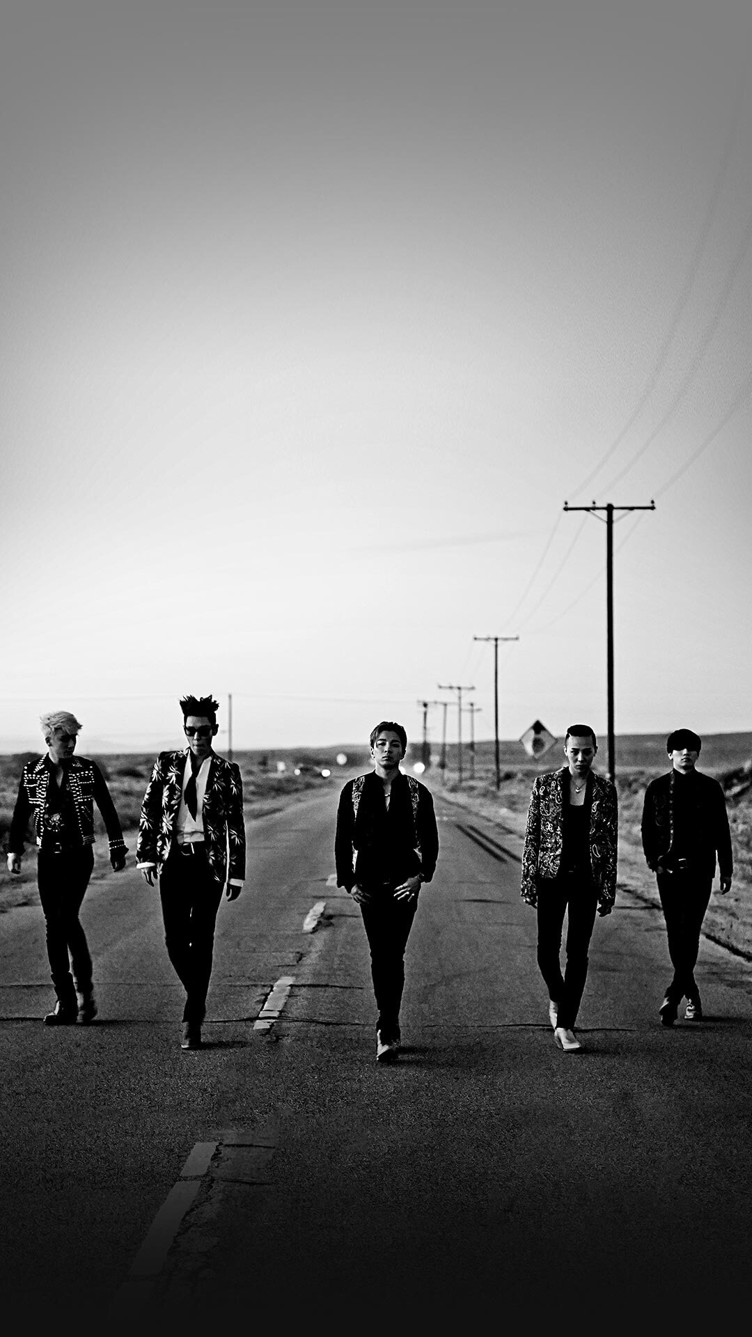 bigbang wallpaper iphone,white,photograph,people,black and white,standing