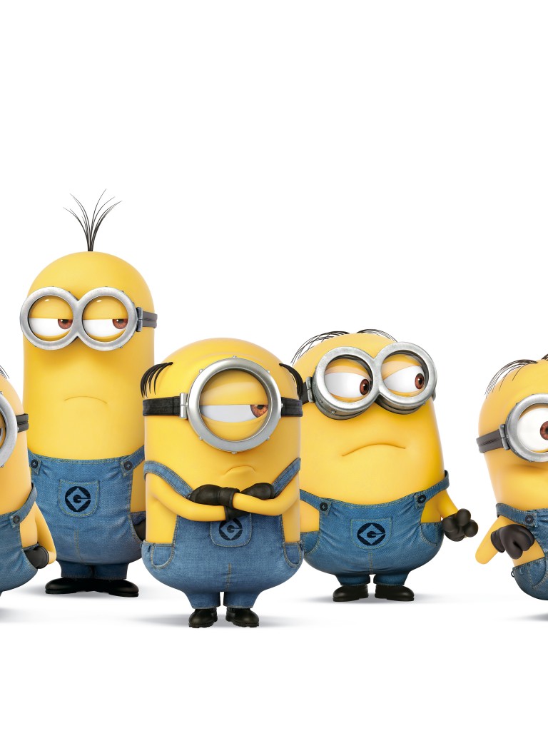 minions wallpaper 4k,cartoon,action figure,yellow,animation,animated cartoon