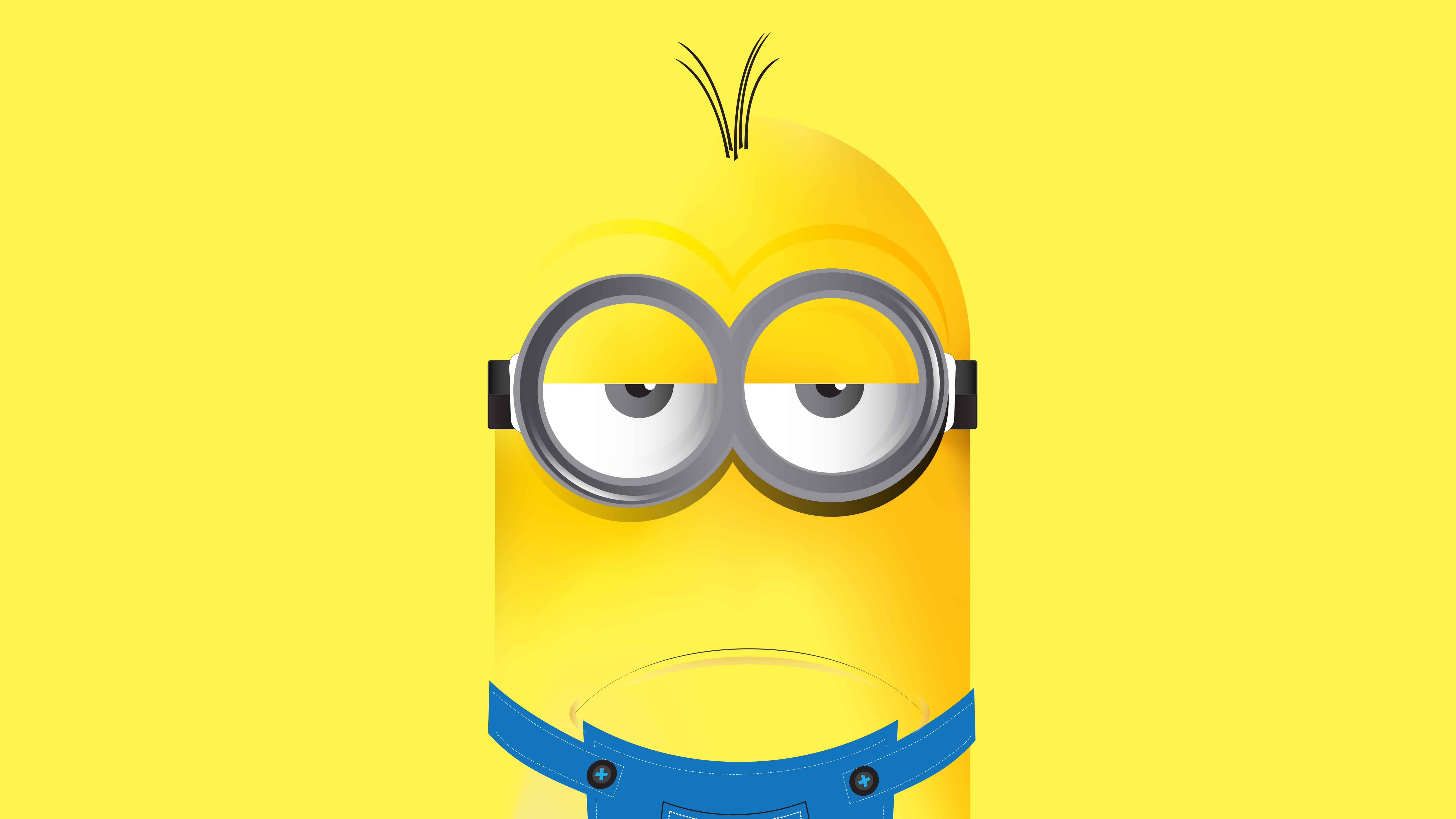 minions fondos de pantalla 4k,amarillo,emoticon,dibujos animados,sonriente,sonrisa