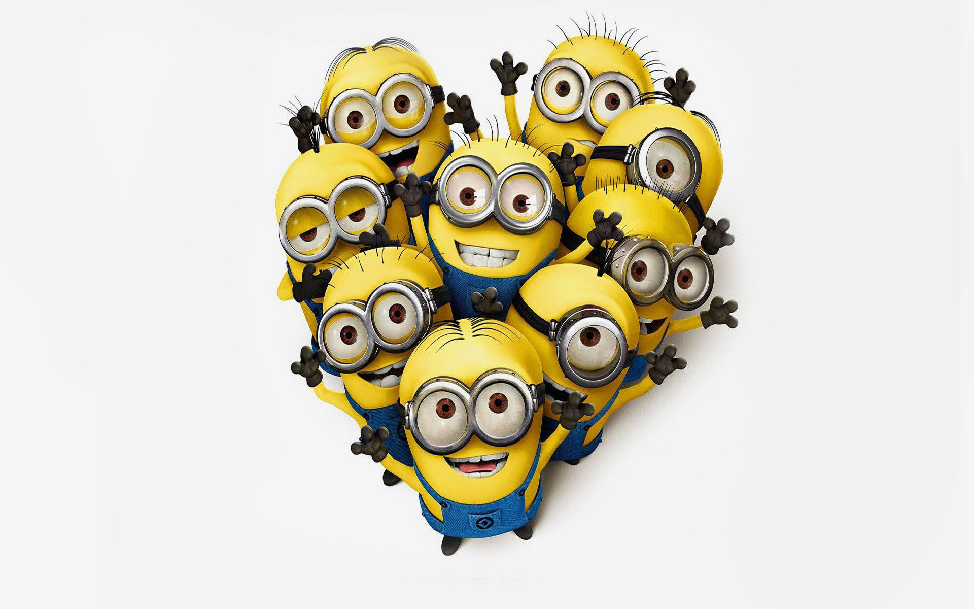 wallpaper de los minions,emoticon,gelb,lächeln,smiley,animation