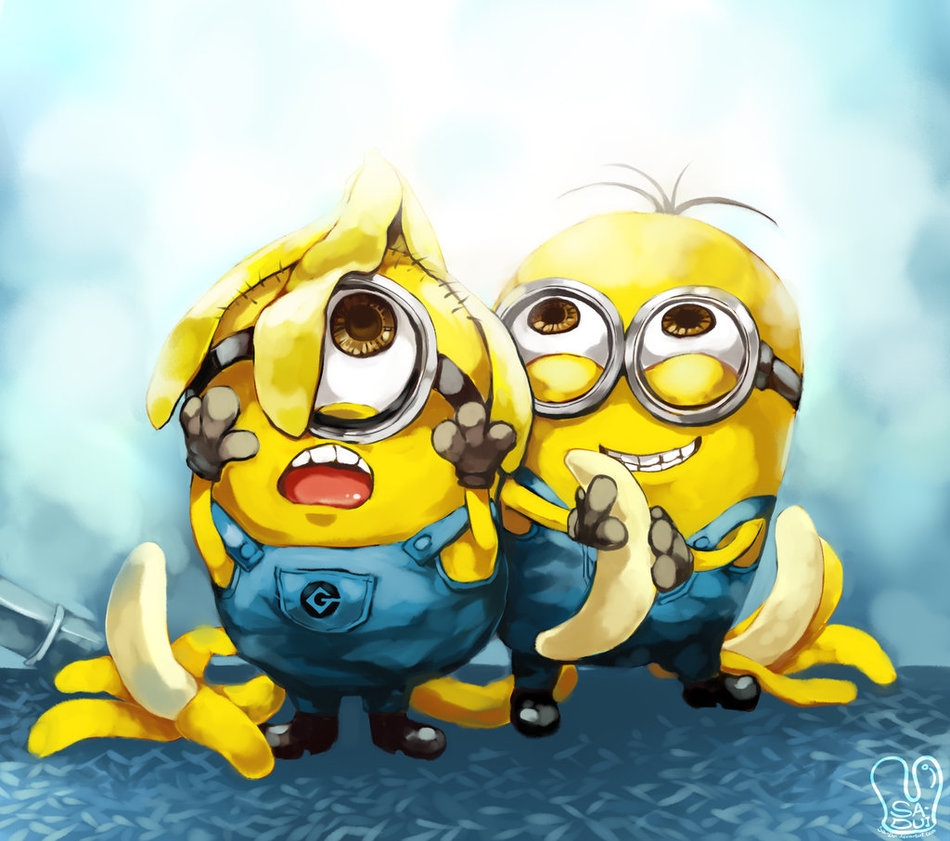 gambar wallpaper minion,animated cartoon,cartoon,animation,yellow,illustration