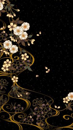 elegant iphone wallpaper,pattern,illustration,design,blossom,flower