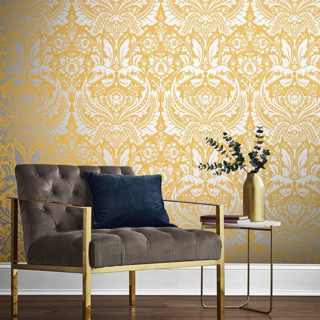 desire wallpaper,wallpaper,wall,yellow,wall sticker,room