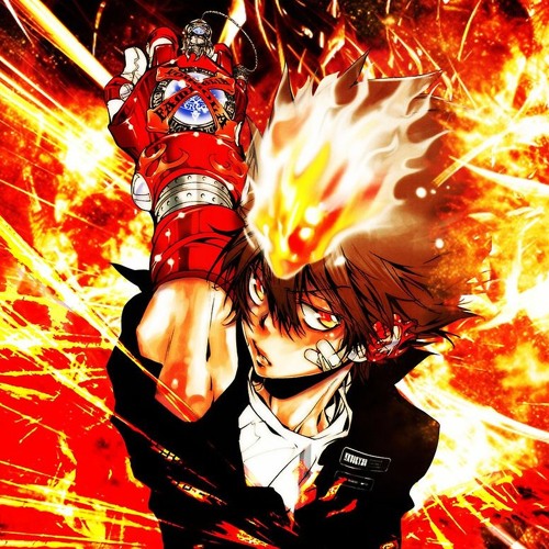 tsuna wallpaper,cg artwork,anime,fictional character,action adventure game,graphic design