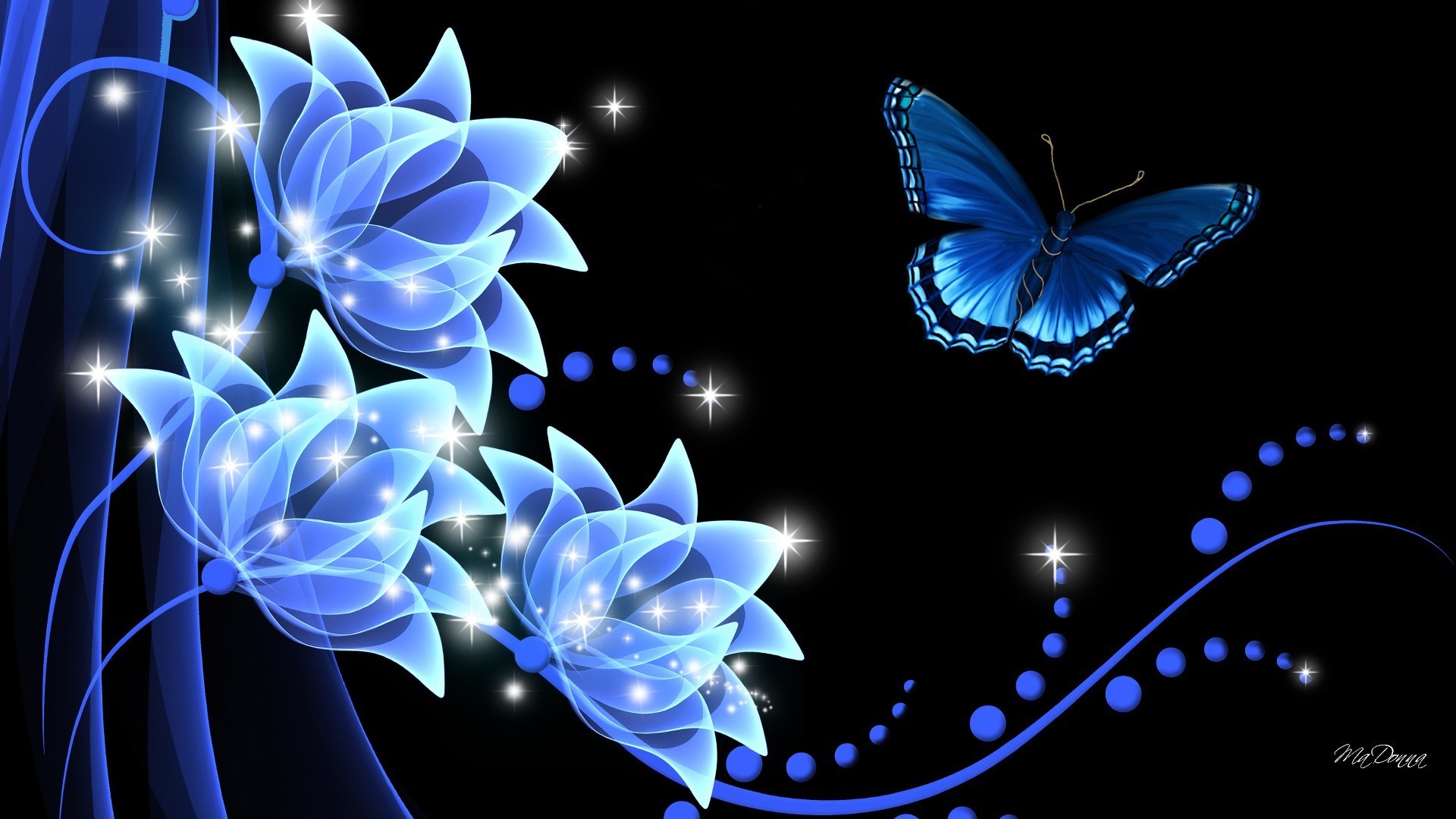 グロー壁紙hd,青い,バタフライ,蛾と蝶,昆虫,エレクトリックブルー