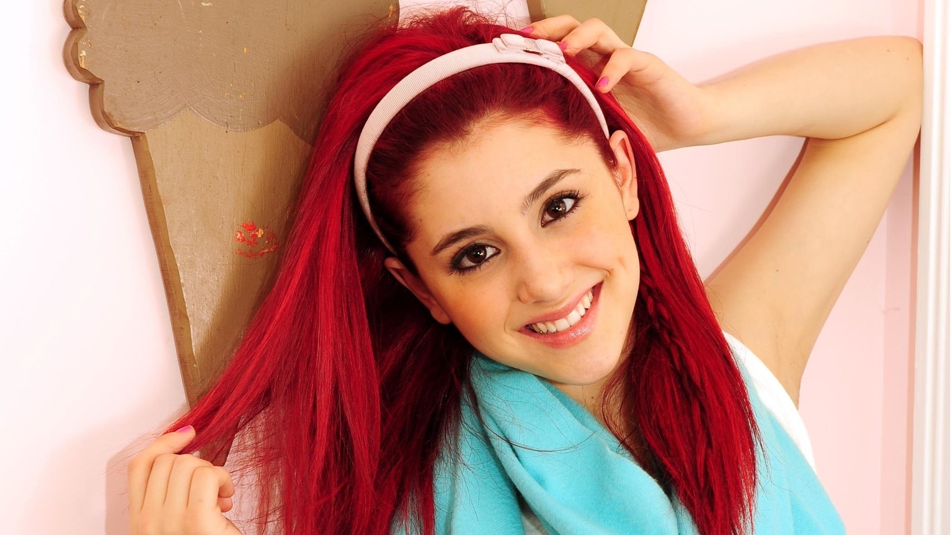 sfondi de ariana grande,capelli,viso,rosso,capelli rossi,sopracciglio