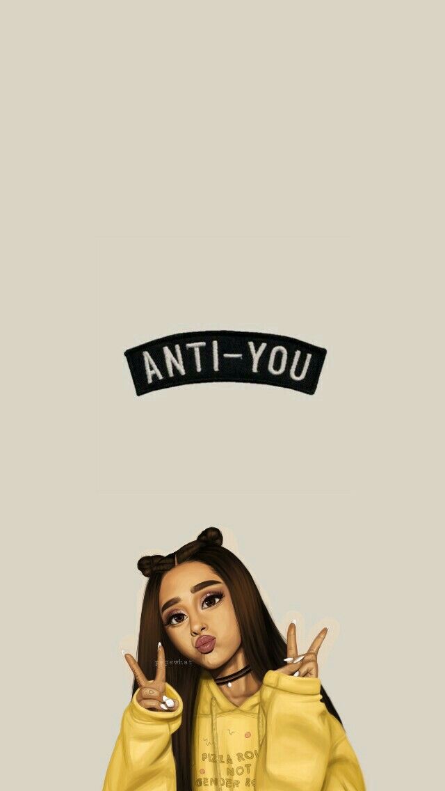 sfondi de ariana grande,testa,giallo,illustrazione,font,copricapo