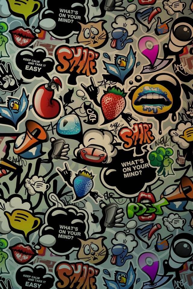 graffiti wallpaper für android,muster,psychedelische kunst,design,bildende kunst,gekritzel
