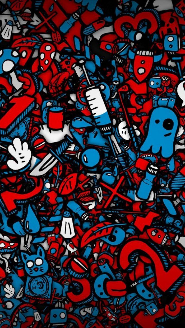 graffiti wallpaper für android,moderne kunst,blau,kunst,psychedelische kunst,muster