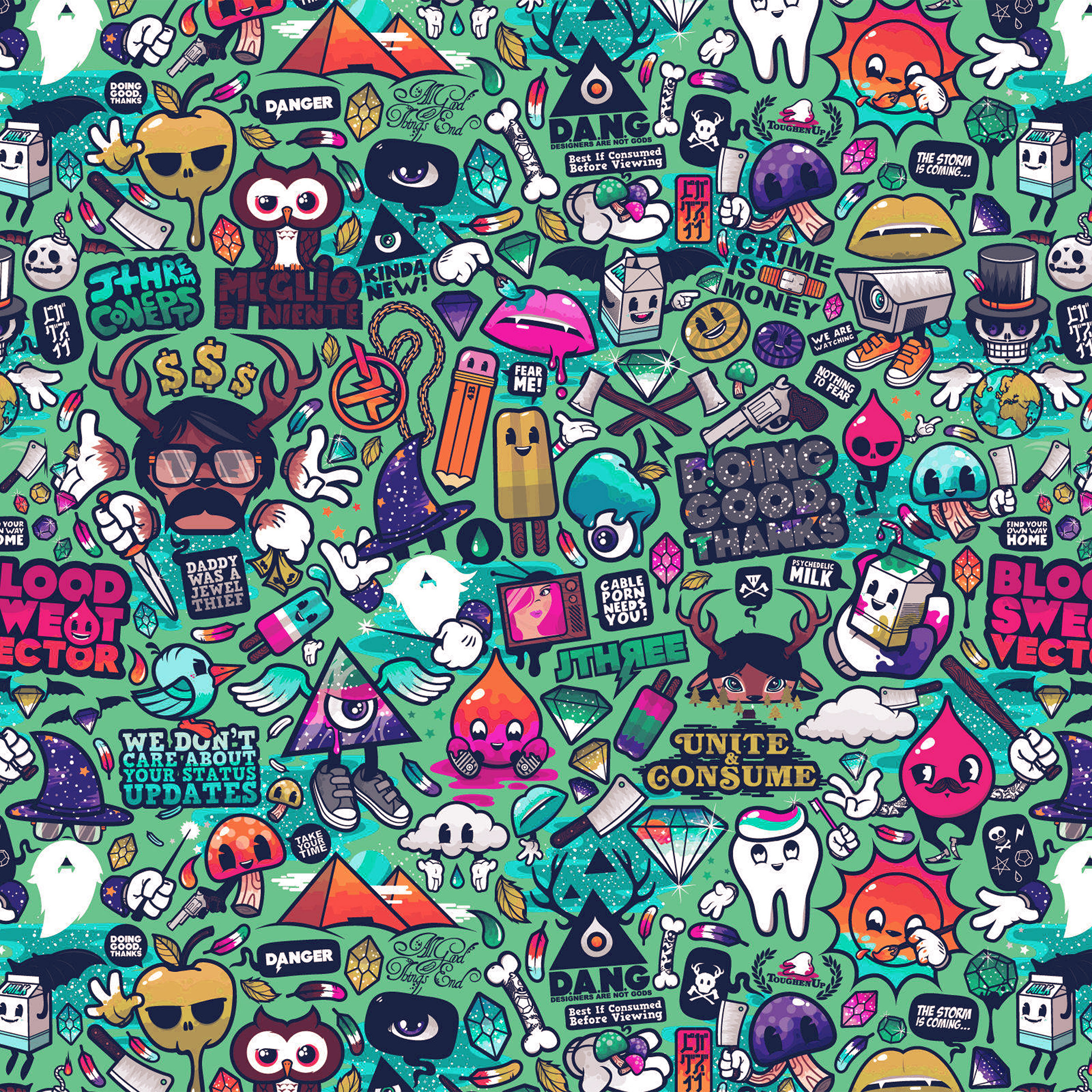 graffiti wallpaper für android,muster,karikatur,kunst,design,illustration