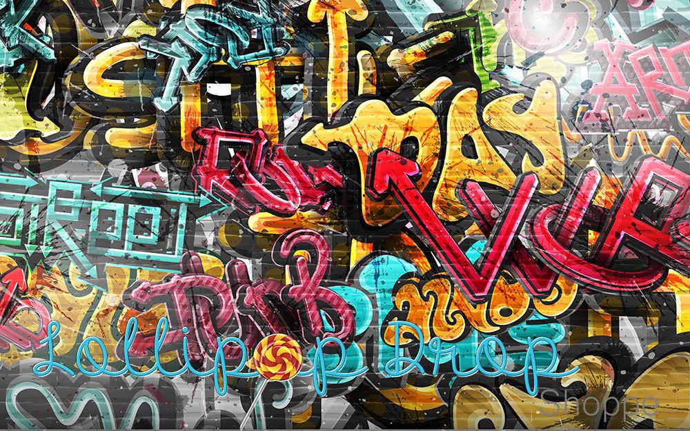 papier peint brique graffiti,graffiti,art de rue,art,police de caractère,texte