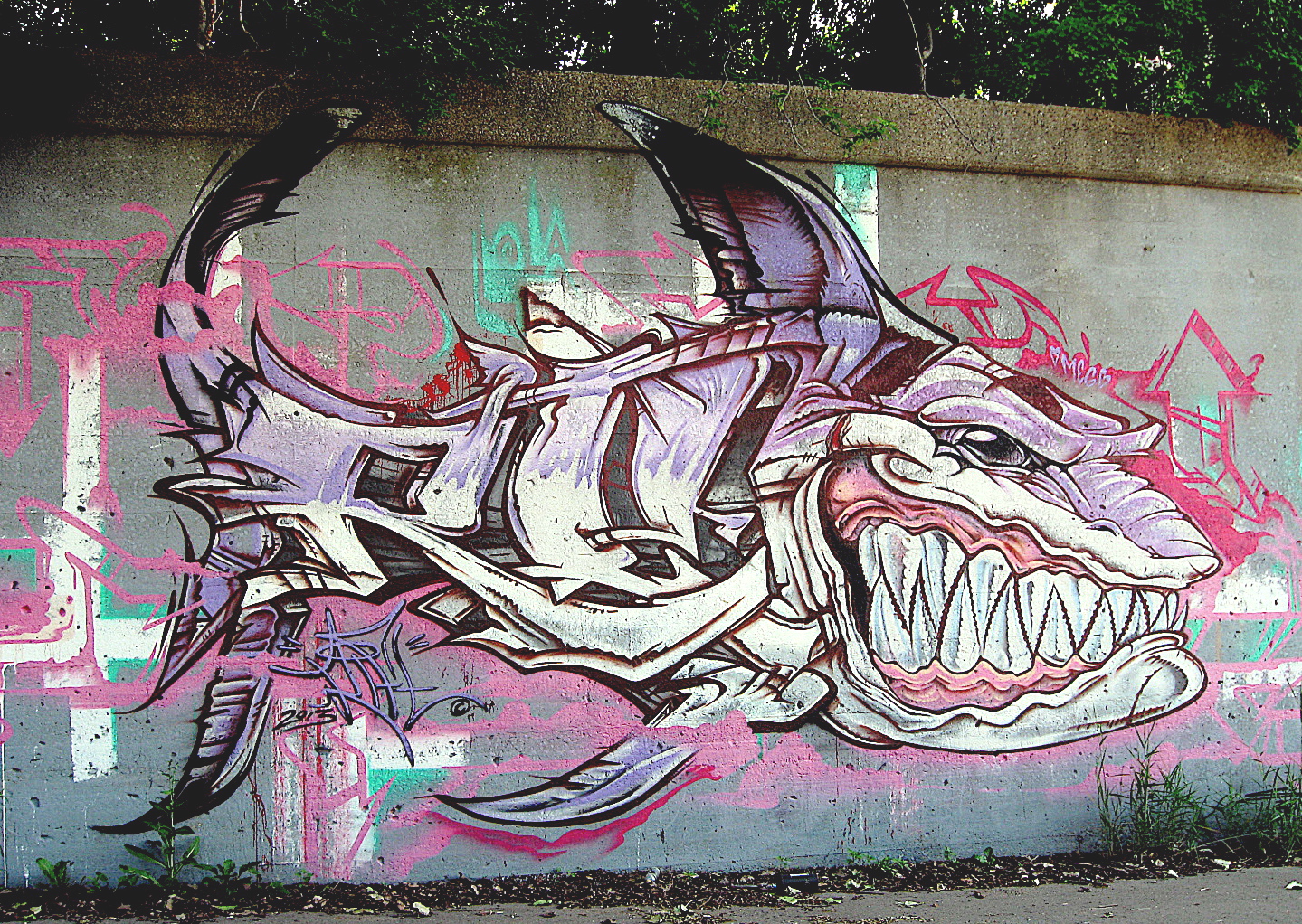 papel pintado mural de graffiti,pintada,arte callejero,arte,rosado,pared