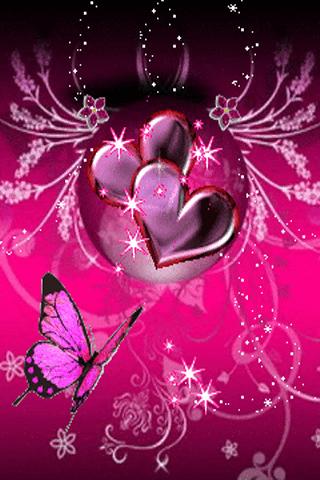 마법의 hd 라이브 배경 화면 사랑,심장,분홍,사랑,발렌타인 데이,그래픽 디자인