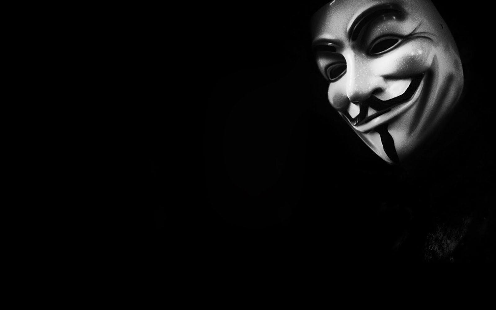 hacker fond d'écran hd 1366x768,noir,visage,ténèbres,tête,noir et blanc