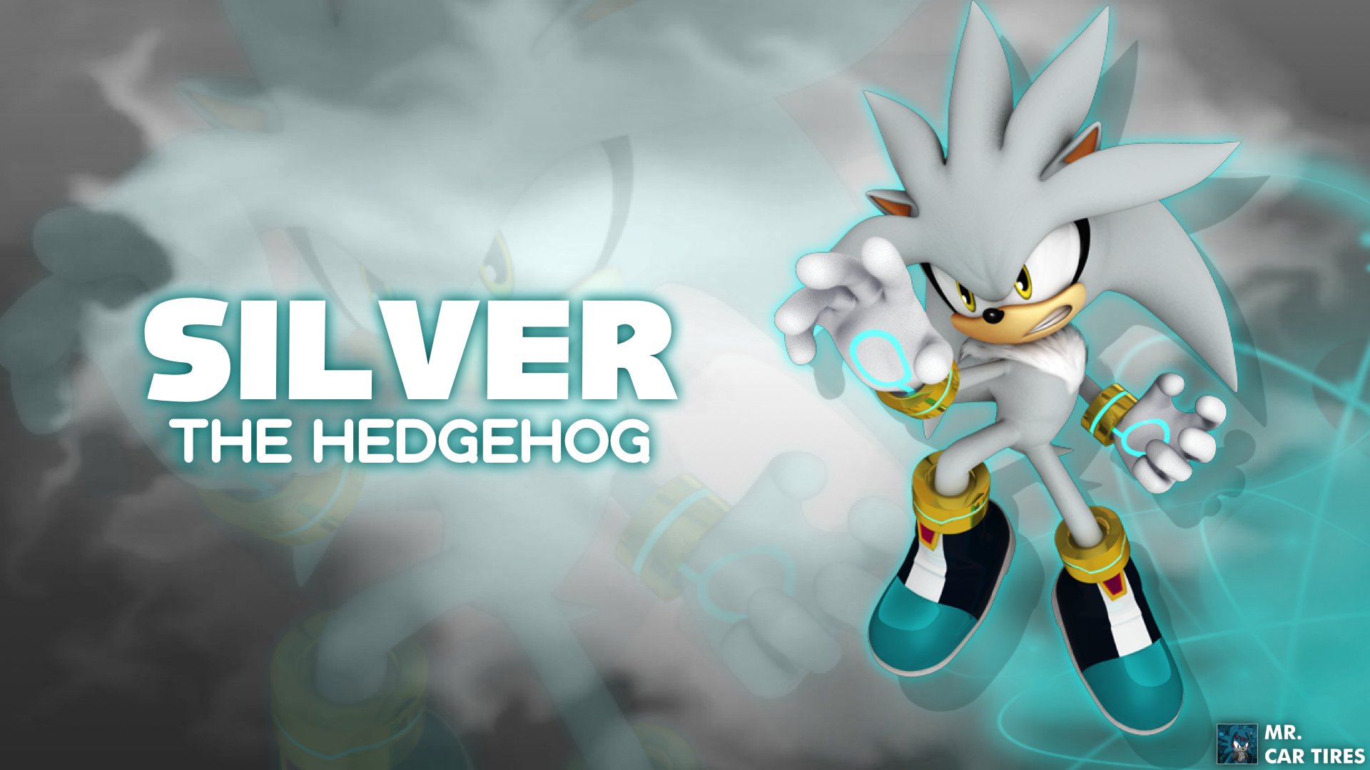 silver the hedgehog wallpaper,cartoon,fictional character,animation,games,font
