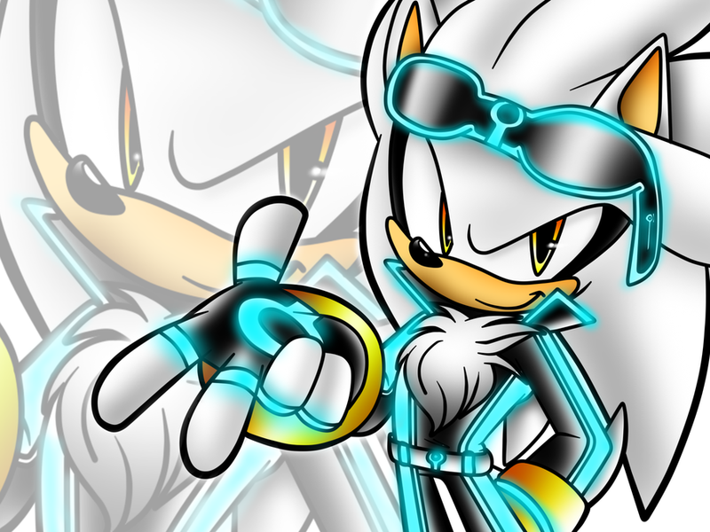 silver the hedgehog wallpaper,cartoon,animated cartoon,illustration,fictional character,graphic design