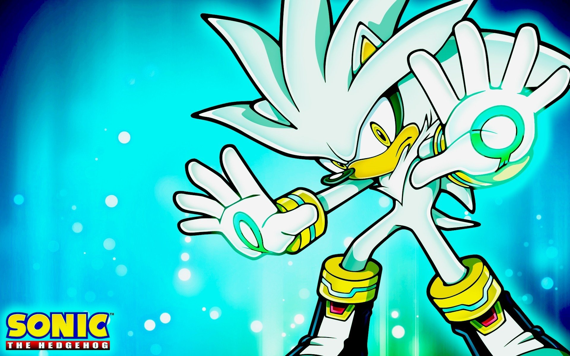 silver the hedgehog wallpaper,cartoon,green,fictional character,graphic design,illustration