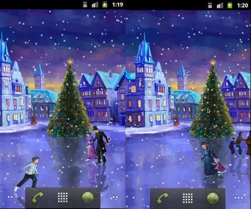 facebook live wallpaper,nochebuena,navidad,árbol,cielo,juegos