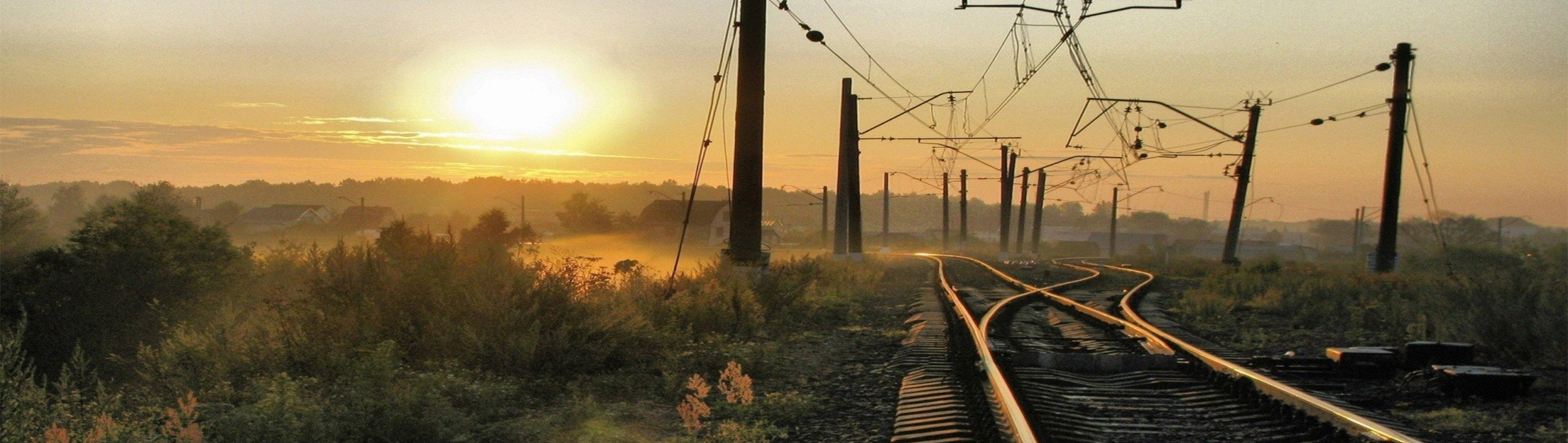 fonds d'écran para dos,la nature,piste,ligne électrique aérienne,matin,ciel