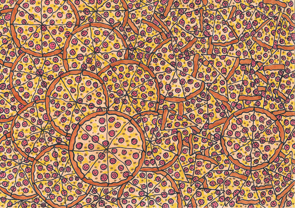 pizza wallpaper tumblr,pattern,textile,motif,design,art