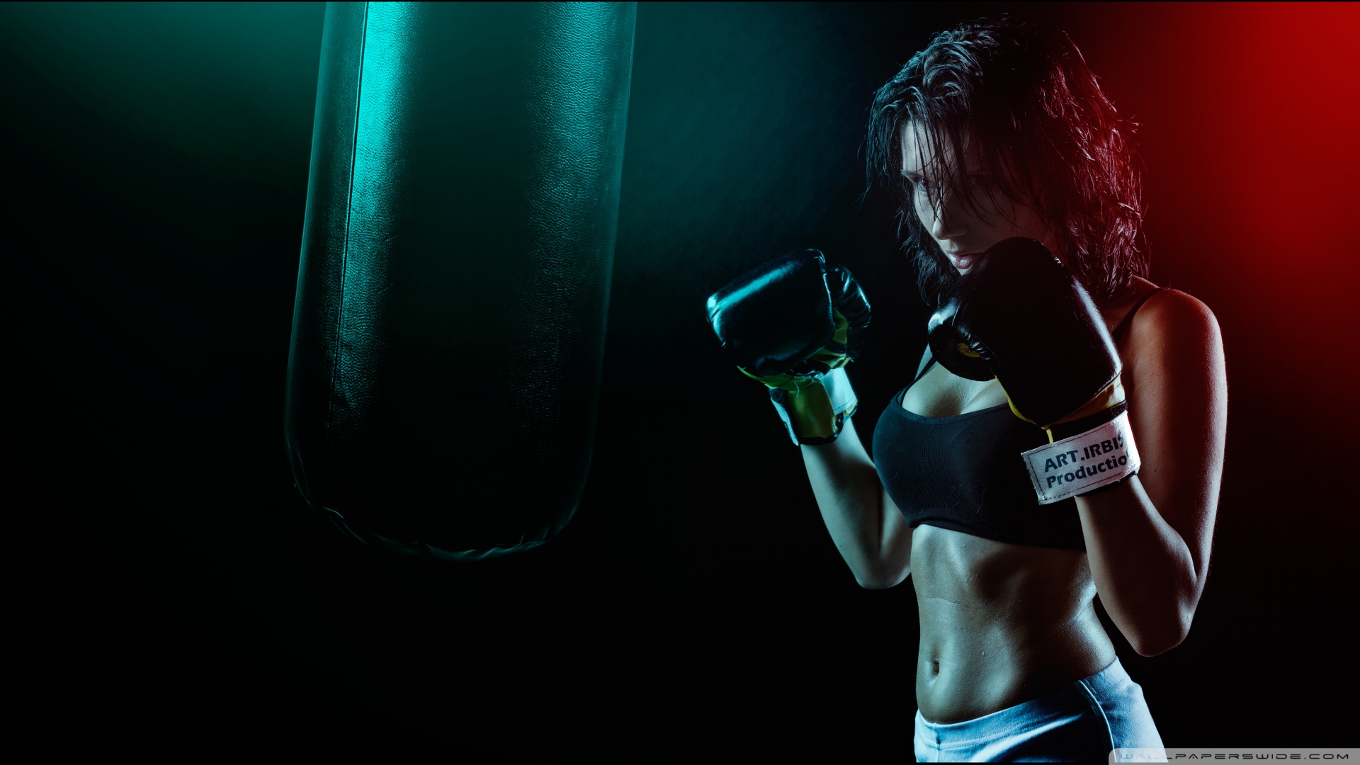 sport girl wallpaper,microphone,audio equipment,performance,photography,muscle