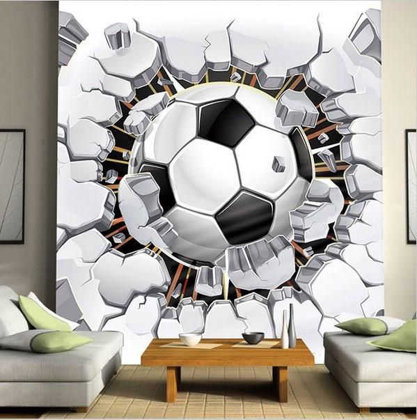 papel pintado deportivo para paredes,balón de fútbol,fútbol americano,pared,fondo de pantalla,habitación