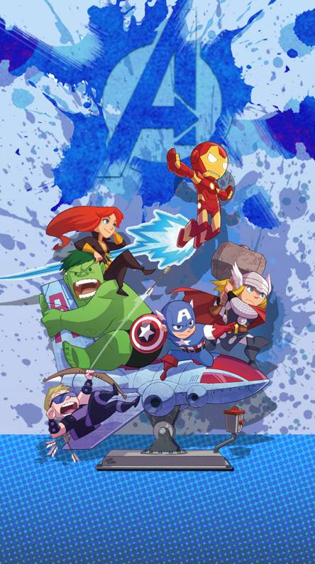 avengers cartoon wallpaper,animated cartoon,cartoon,fictional character,animation,games