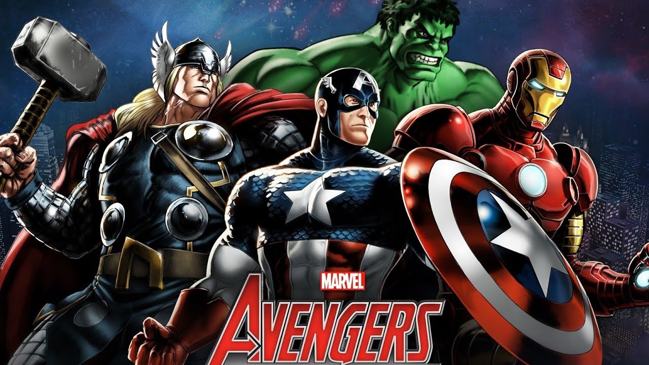 avengers cartoon wallpaper,hero,superhero,fictional character,movie,captain america