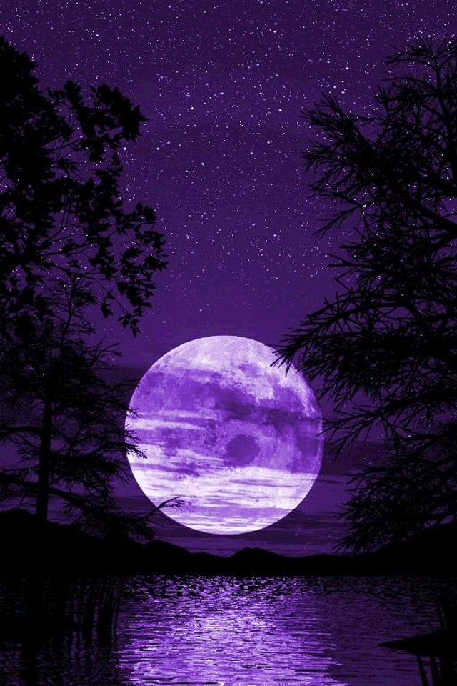 4s wallpaper,moon,full moon,purple,nature,sky