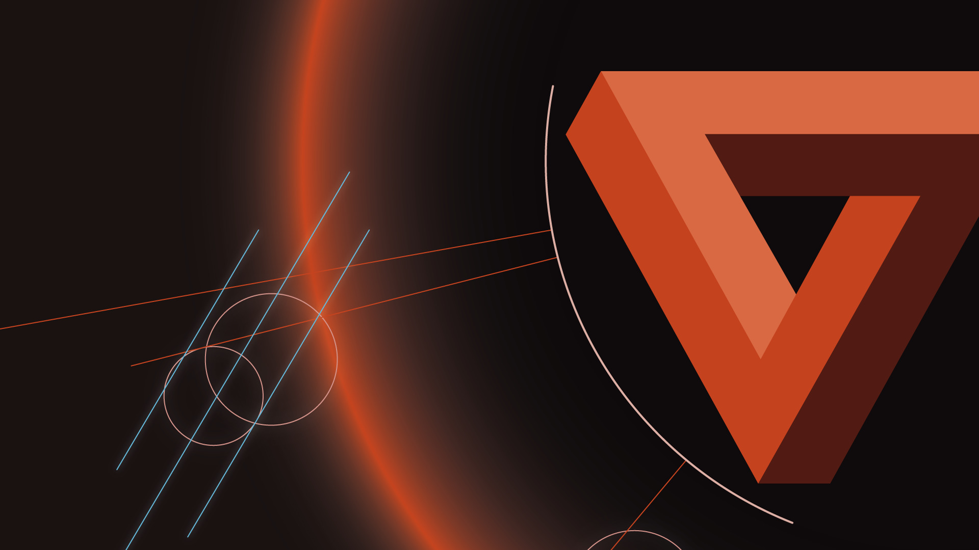 abstract triangle wallpaper,orange,sky,font,space,graphics