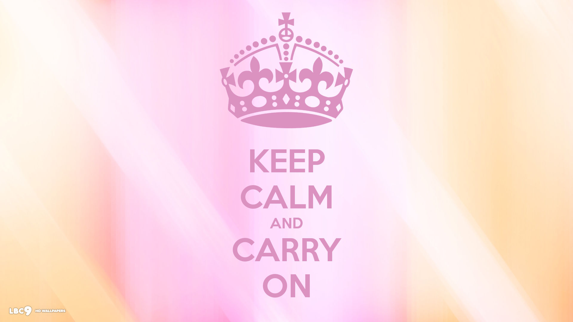 Keep Calm And Carry On Pink WallpaperUse
