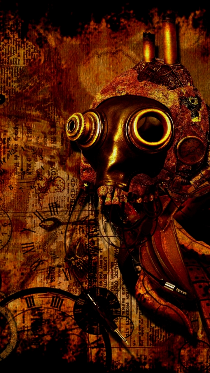 fondo de pantalla del teléfono steampunk,máscara,máscara de gas,equipo de protección personal,disfraz,sombrerería