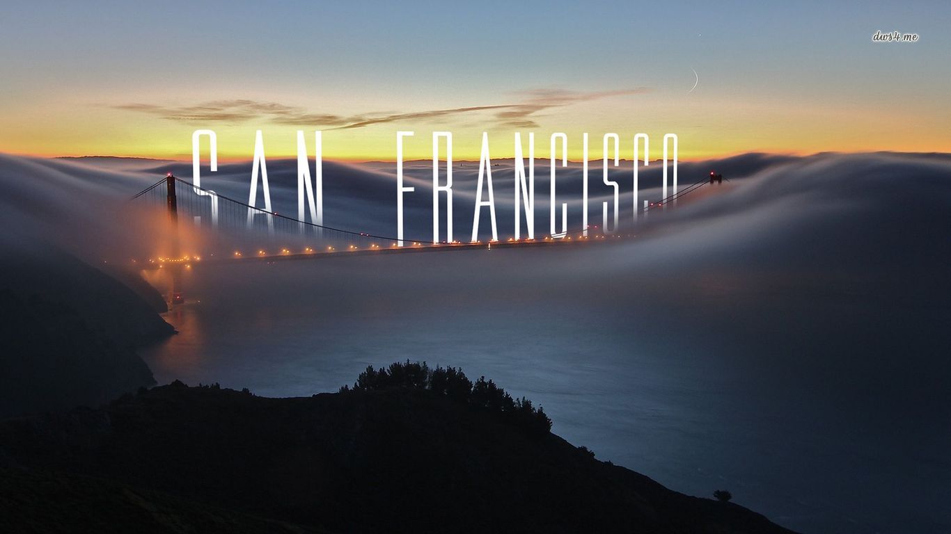 サンフランシスコ壁紙4k,空,水,ブリッジ,雲,水資源
