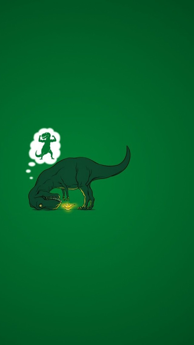 carta da parati iphone dinosauro,verde,dinosauro,cartone animato,illustrazione,tirannosauro