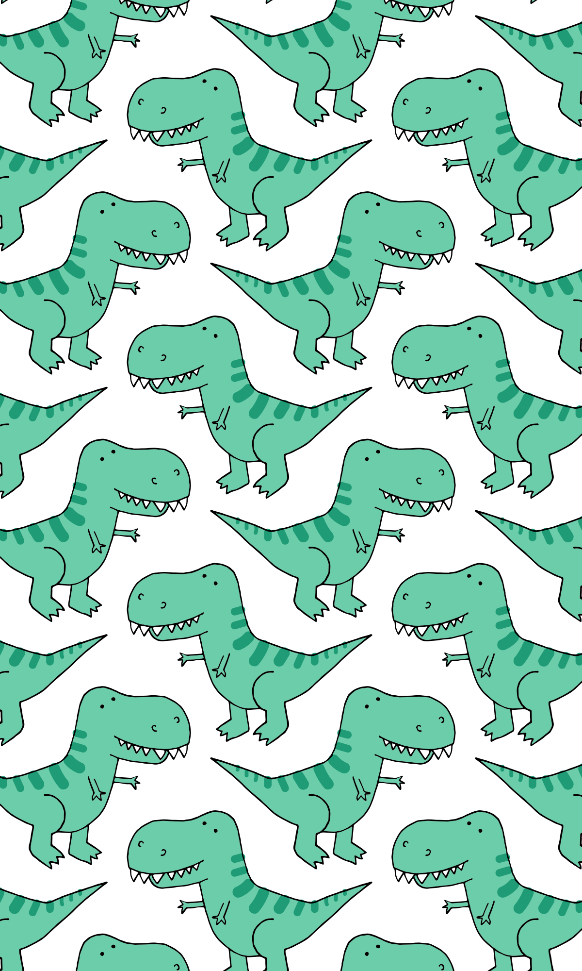 かわいい恐竜の壁紙,緑,パターン,ターコイズ,設計,図