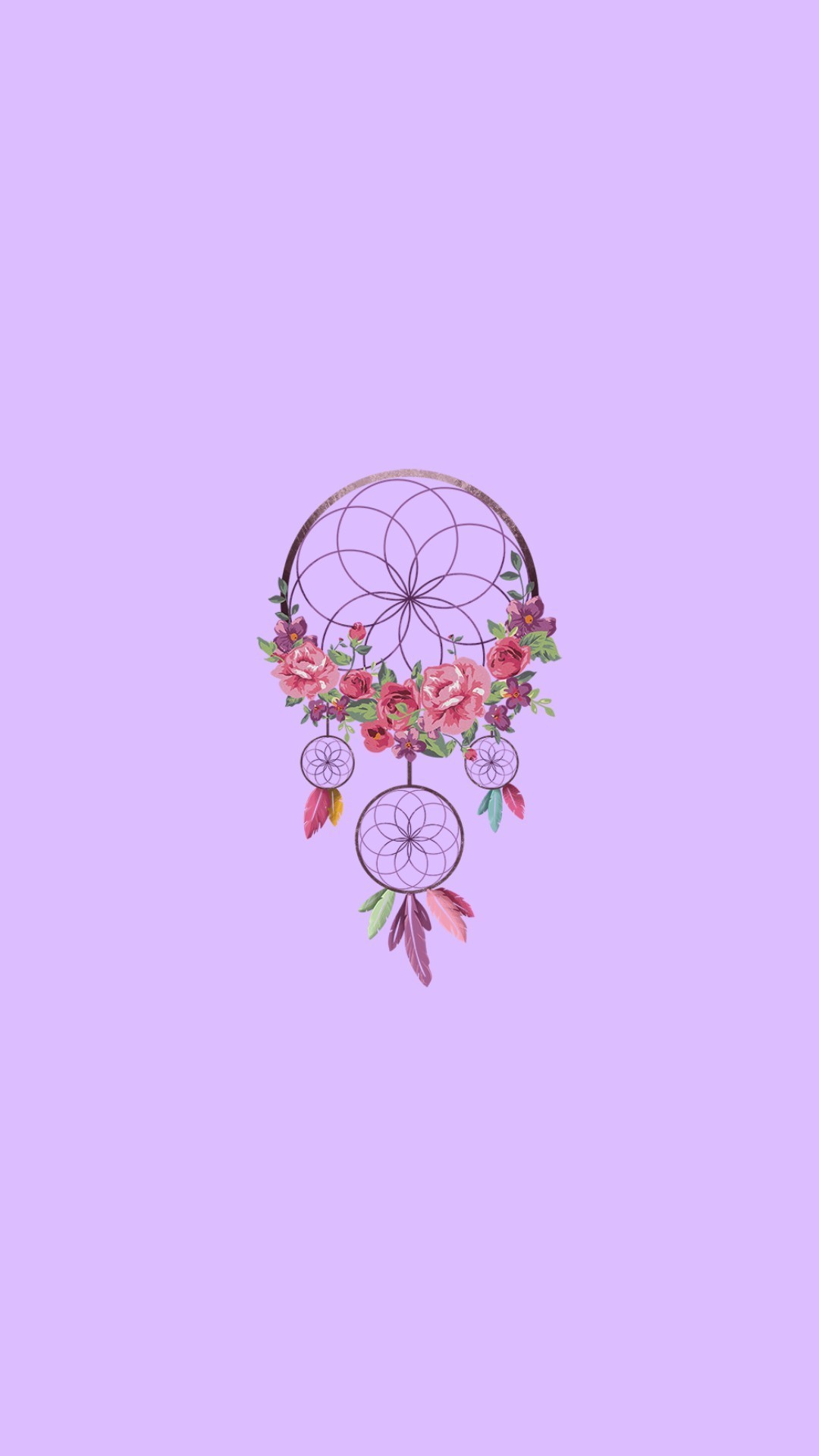 carta da parati dreamcatcher tumblr,prodotto,rosa,viola,lilla,illustrazione