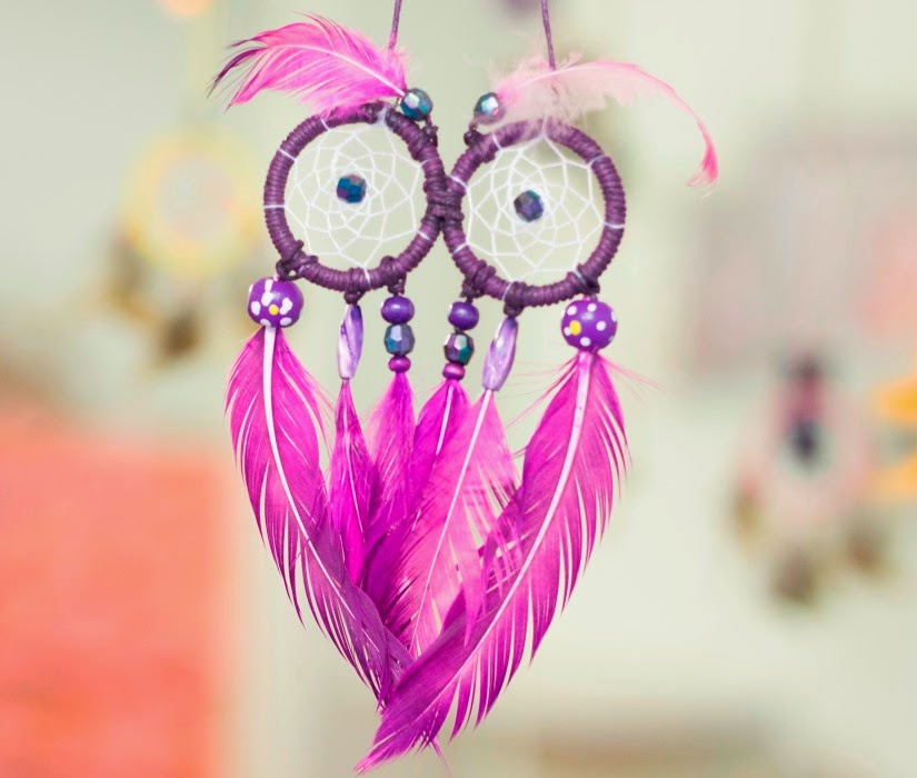 cute dreamcatcher wallpaper,feather,pink,owl,violet,purple