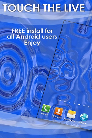 water touch live wallpaper,water,font,technology,electric blue
