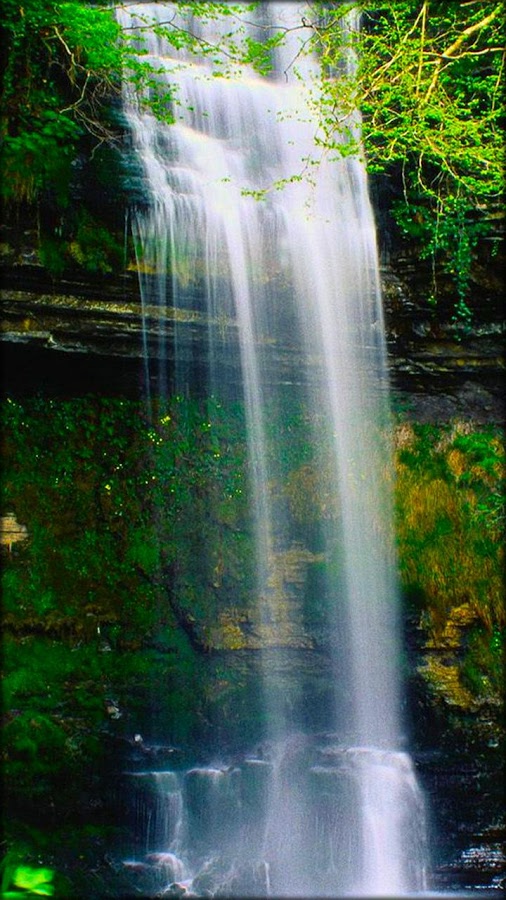 water touch live wallpaper,waterfall,water resources,natural landscape,body of water,nature